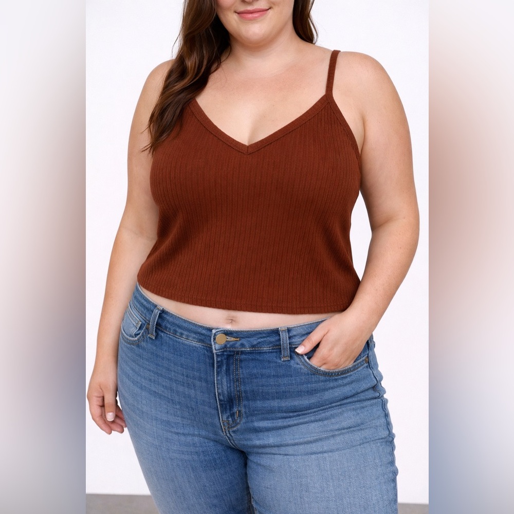 American Eagle Ribbed Knit Tank - XXL